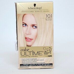 Schwarzkopf 101 Light Blonde Permanent Hair Dye Brand New In Box